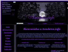 Tablet Screenshot of amuletos.info